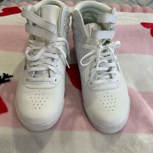 Reebok White High-Top Sneakers